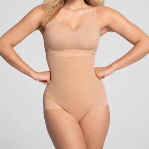 NWT HONEYLOVE SuperPower Brief Sculptwear Sand S